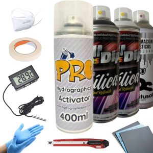 Komplettes Wassertransferdruck-Set