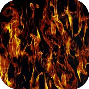 Flammen 1 Wassertransferdruck Folie