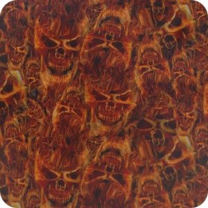 Flammen 4 Wassertransferdruck Folie