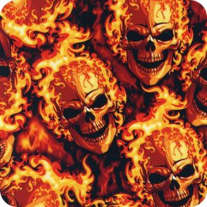 Flammen 5 Wassertransferdruck Folie