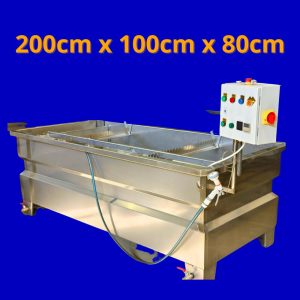 Wassertransferdruck-Becken 200 cm x 100 cm x 80 cm