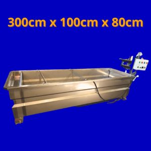 Wassertransferdruck-Becken 300 cm x 100 cm x 80 cm