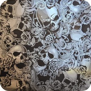 Schädel 6 Wassertransferdruck Folie